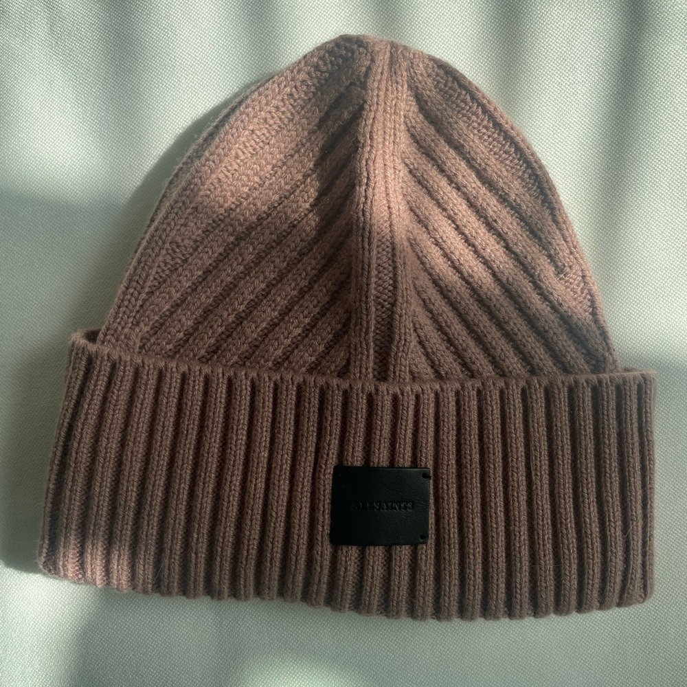 All Saints Beanie, Pink, One Size